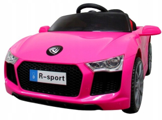 R-športové auto ružové